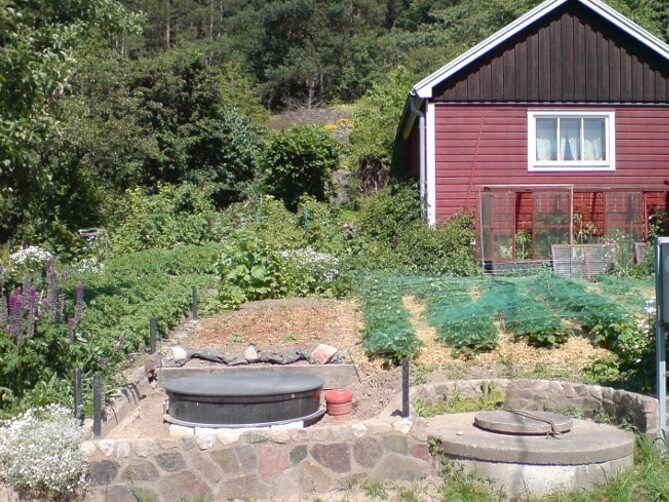Grävning och installation av BioKube minireningsverk i Sverige